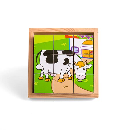 Cuburi animale domestice, +10 luni, Bigjigs 652684