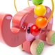 Jucarie din lemn pentru dexteritate Elefant, +1 an, Bigjigs 652725