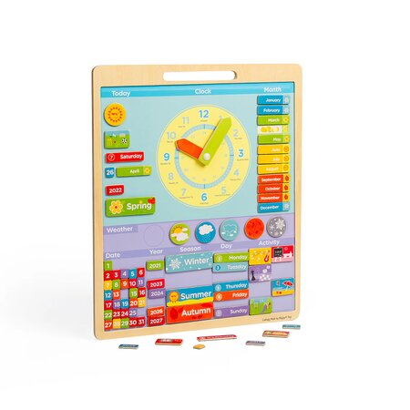 Calendar magnetic Vremea, +3 ani, Bigjigs 652701
