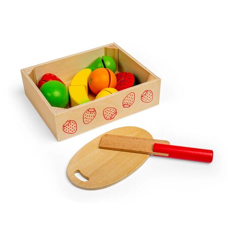Set de fructe feliate, +18 luni, Bigjigs 652620