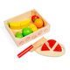 Set de fructe feliate, +18 luni, Bigjigs 652618