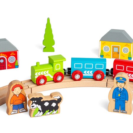 Primul Meu Tren, +3 ani, BigJigs 652597