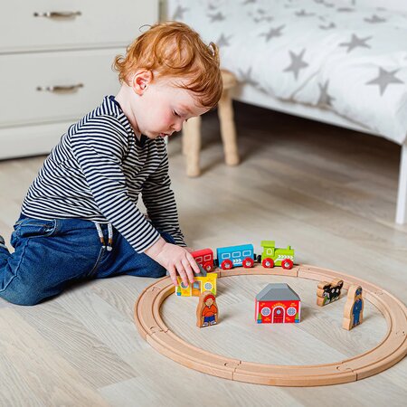 Primul Meu Tren, +3 ani, BigJigs 652599