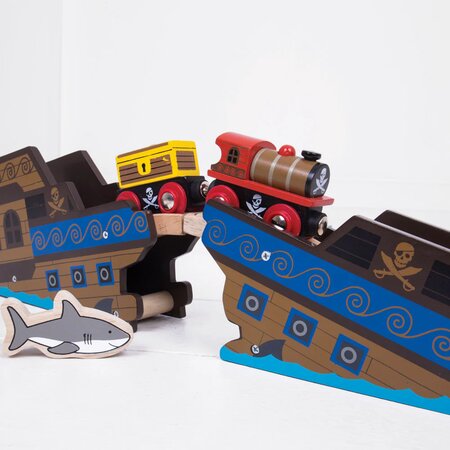 Trenuletul Piratilor, +3 ani, BigJigs 652530