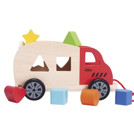 Camion sortator cu forme, +12 luni, New Clasic Toys 652544