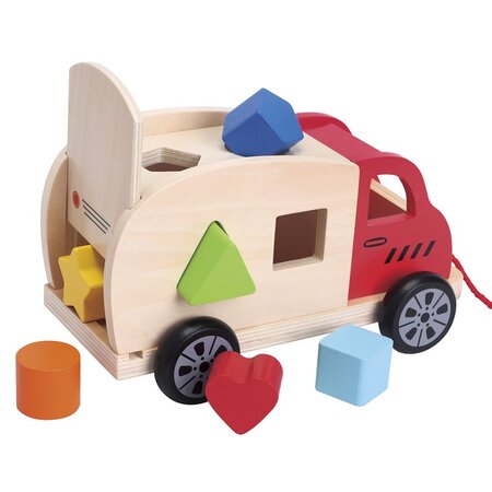 Camion sortator cu forme, +12 luni, New Clasic Toys 652543