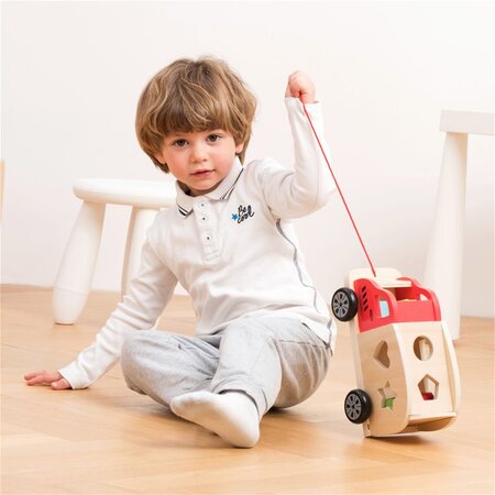 Camion sortator cu forme, +12 luni, New Clasic Toys 652546