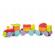 Jucarie din lemn Rainbow Express, +18 luni, Cubika 652500