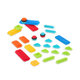 Set 36 cuburi de construit senzoriale Bristle Blocks, 2 ani+, Battat 819468