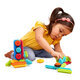 Set 36 cuburi de construit senzoriale Bristle Blocks, 2 ani+, Battat 819471