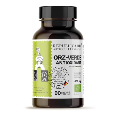 Orz verde, 400 mg, 90 capsule, Republica Bio