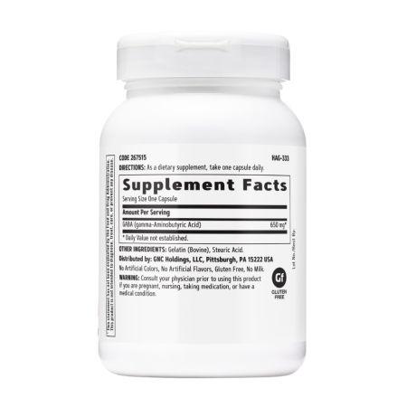Gaba, 650 mg, 90 capsule, GNC 776266