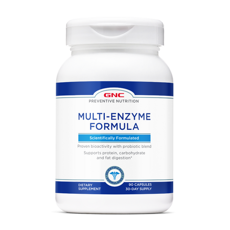 Enzime Digestive Multi Enzyme Formula, 90 capsule, GNC