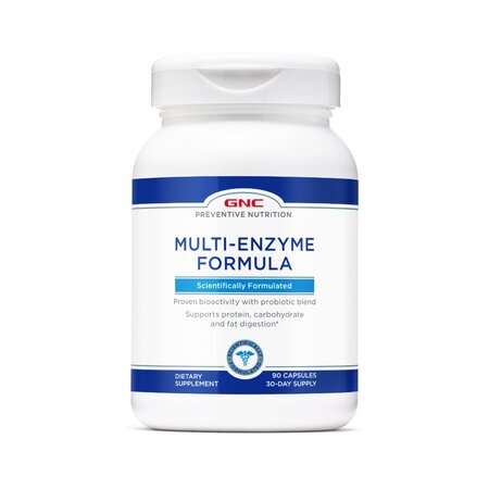 Enzime Digestive Multi Enzyme Formula, 90 capsule, GNC