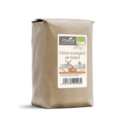 Faina de hrisca bio, 1 kg, Pronat