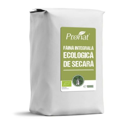 Faina integrala Bio de secara, 1 Kg, Pronat