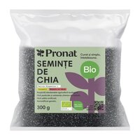 Seminte Bio de chia, 300 gr, Pronat