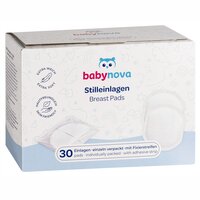 Comprese cu forma anatomica pentru san, 30 bucati, Baby Nova