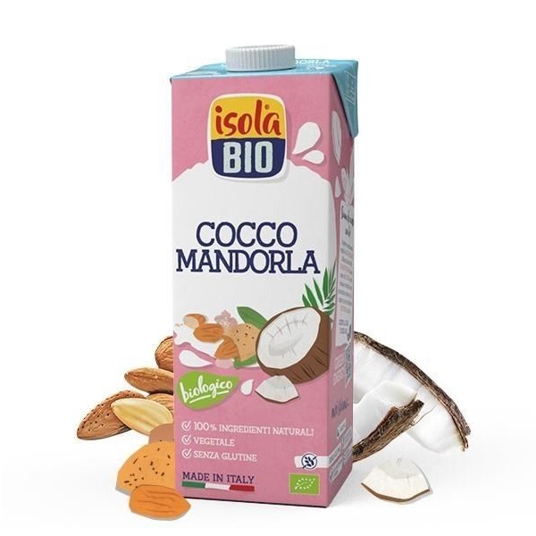 Bautura din nuca de cocos si migdale Bio, 1 L, Isola Bio