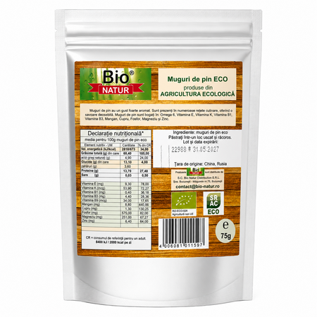 Muguri de pin ecologici, 75 g, Bio Natur 795429