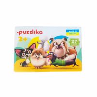 Puzzle 5 in 1, Caini, 2 ani+, Puzzlika