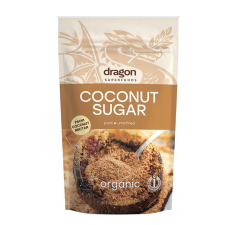 Zahar din palmier de cocos Bio, 200 g, Dragon Foods