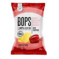 Chipsuri Bio din cartofi cu ardei rosu, 85 g, Organique