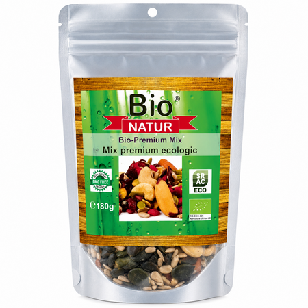 Mix studentesc Bio, 180 g, Bio Natur