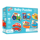 Set 6 puzzle Transport, +18 luni, 12 piese, Galt 653135