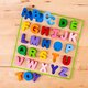 Puzzle din lemn Alfabet, +18 luni, 25 piese, BigJigs 653084