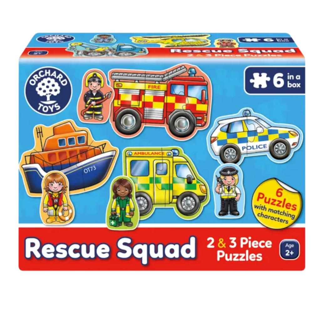 Set 6 puzzle Echipa de salvare, +2 ani, Orchard Toys