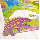 Puzzle de podea Dinozauri Giant, 3-6 ani, 30 piese, Galt 638391