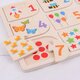 Puzzle din lemn Potriveste-ma la locul meu, +12 luni, 18 piese, Bigjigs 653149