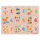 Puzzle din lemn Potriveste-ma la locul meu, +12 luni, 18 piese, Bigjigs 653152