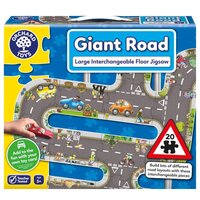 Puzzle gigant de podea traseu masini, +3 ani, 20 piese, Orchard Toys