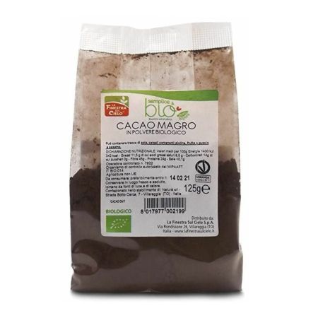 Cacao pudra degresata Bio, 125 g, La Finestra Sul Cielo