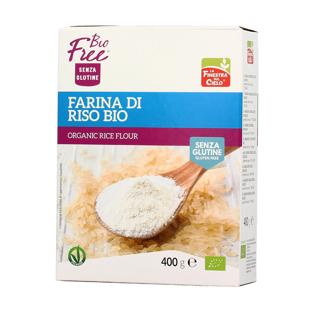 Faina din orez Bio fara gluten, 400 g, La Finestra Sul Cielo