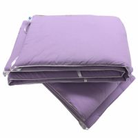 Set aparatori laterale pentru patut, 180 x 35 cm, Mov, Baltic Bebe