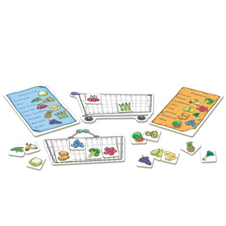 Joc educativ lista de cumparaturi Fructe si legume, 3-7 ani, Orchard Toys 653589