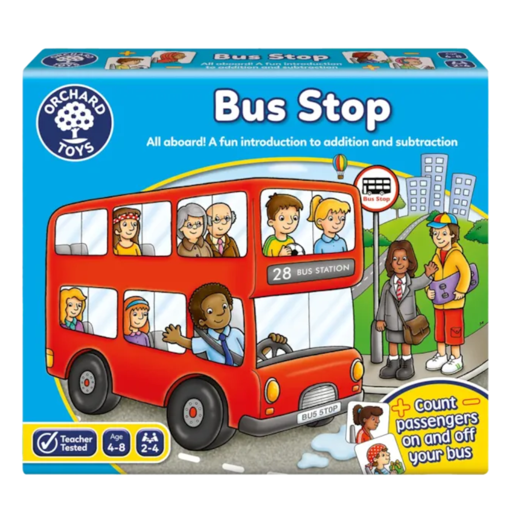 Joc educativ Bus Stop, 4-8 ani, Orchard Toys