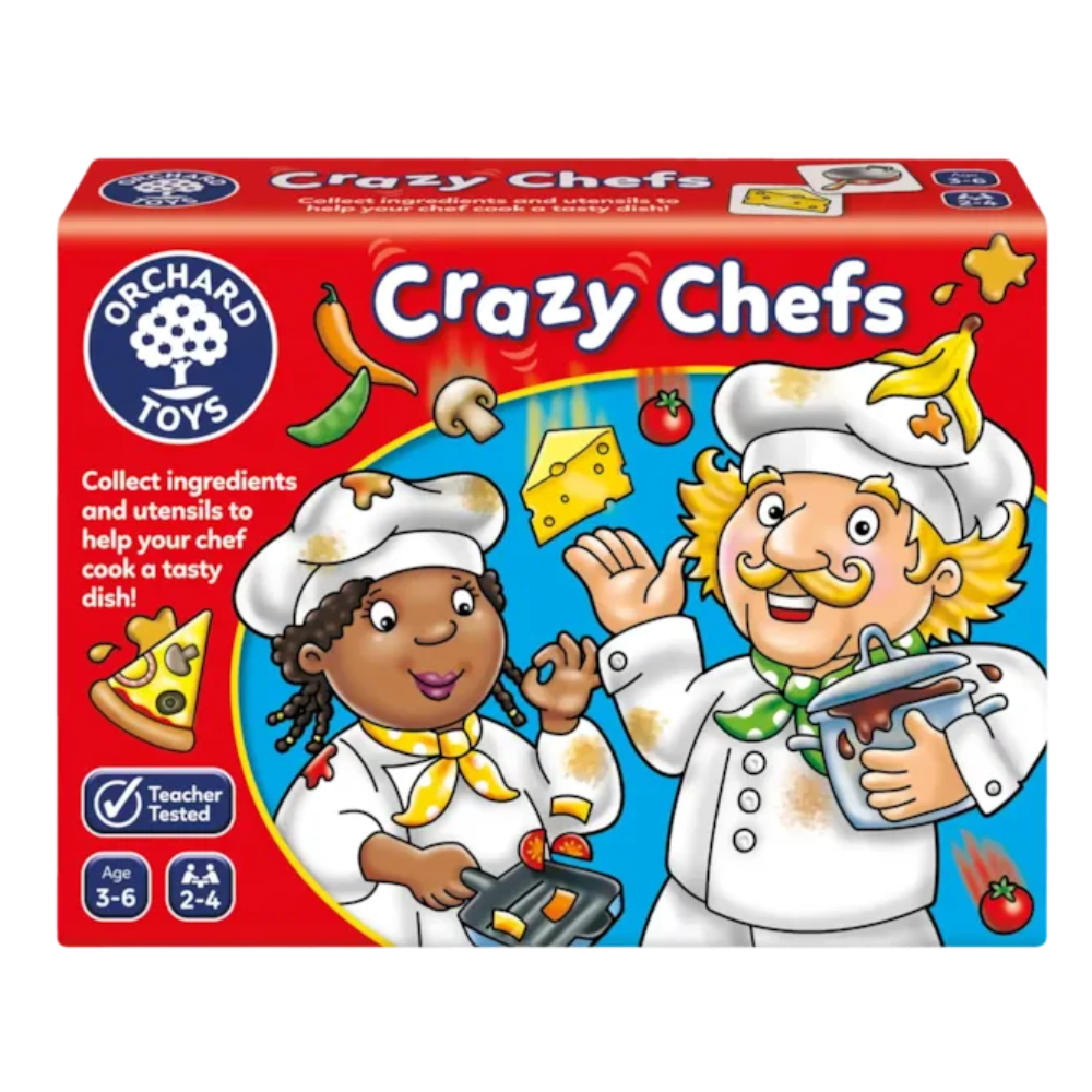 Joc educativ de asociere Crazy Chefs, 3-6 ani, Orchard Toys