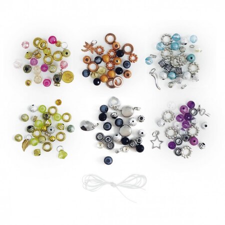 Set de creatie Bratari cu pandative, +8 ani, Buki 656098