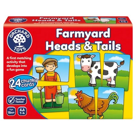 Joc de Asociere Prietenii de la Ferma, +18 luni, Orchard Toys