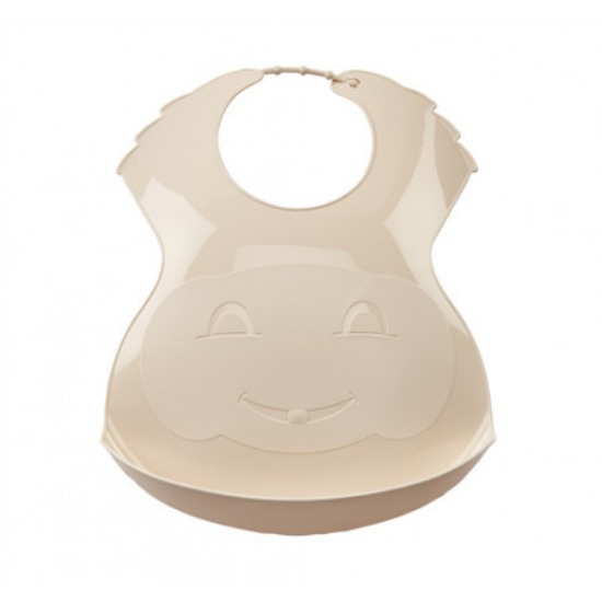 Baveta din plastic Soft, marron glace, Thermobaby