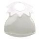 Baveta bebe ultra-soft Arlequin, agate grey, Thermobaby     474181