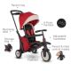 Tricicleta pliabila 7 in 1 pentru copii STR5, Melange Red, Smart Trike 494484