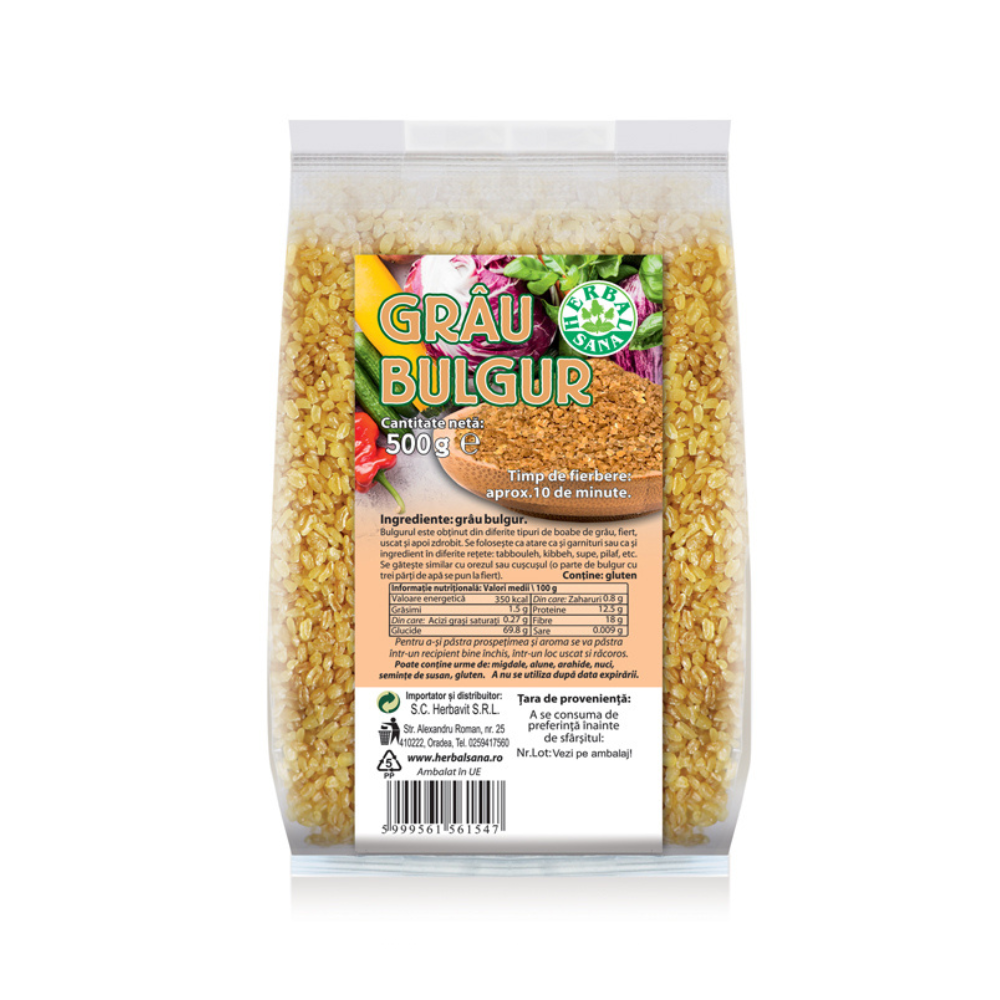 Grau Bulgur, 500 g, Herbal Sana