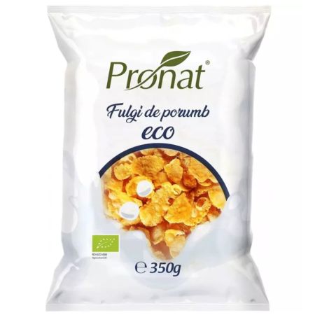 Fulgi de porumb Bio, 350 g, Pronat