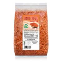 Linte rosie decorticata, 500 g, Herbal Sana