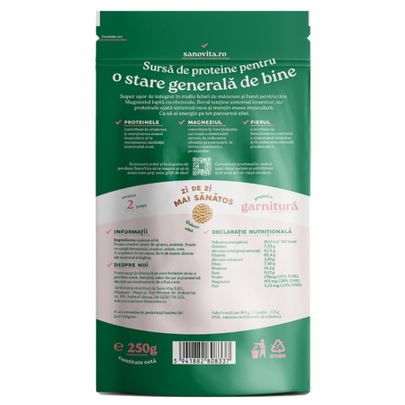 Quinoa alba, 250 g, Sanovita 809729